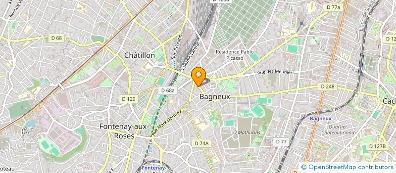 localisation de l'entreprise SCI VEYSSIERE à BAGNEUX