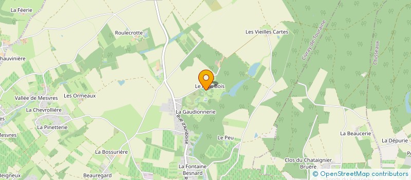 localisation de l'entreprise SCI  VEZERONCE ABERGEMENT  CIVRAY-DE-TOURAINE