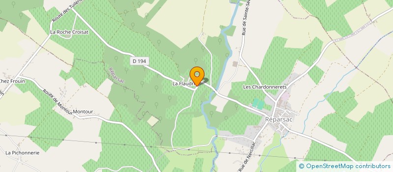 localisation de l'entreprise SCI VEZIEN - SENECHAL  REPARSAC