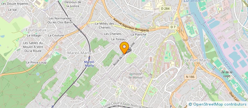 localisation de l'entreprise SCI VEZIN  MAREIL-MARLY