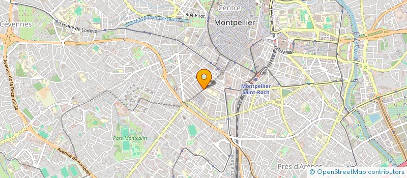 localisation de l'entreprise SCI VF à MONTPELLIER