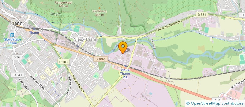 localisation de l'entreprise SCI VF INVEST  VIEUX-THANN