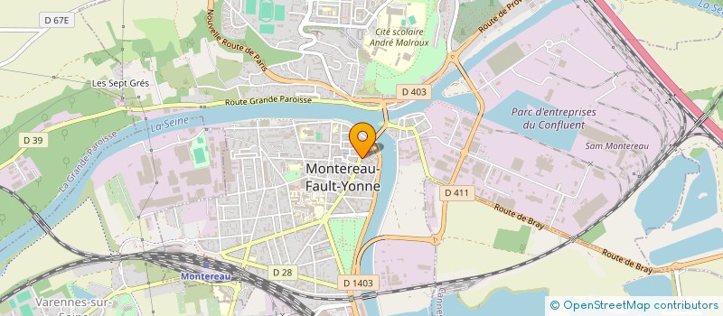 localisation de l'entreprise SCI VFB à MONTEREAU-FAULT-YONNE