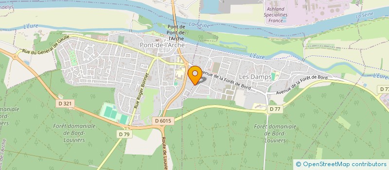 localisation de l'entreprise SCI VFE  PONT-DE-L'ARCHE