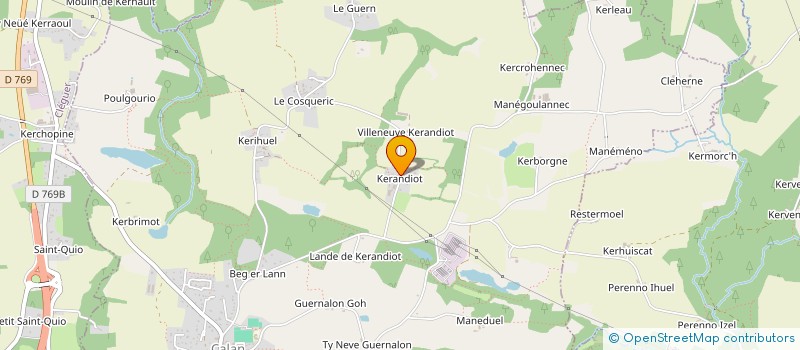 localisation de l'entreprise SCI VFEJ  CALAN