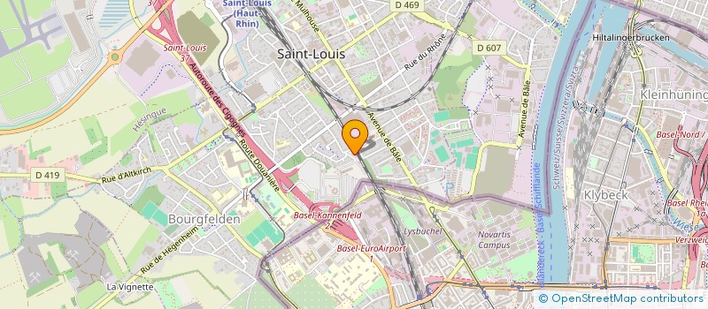 localisation de l'entreprise SCI VFF  SAINT-LOUIS