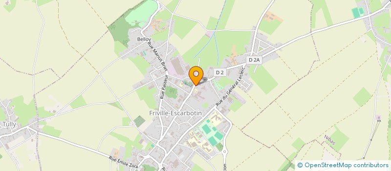 localisation de l'entreprise SCI VFL 2007  FRIVILLE-ESCARBOTIN