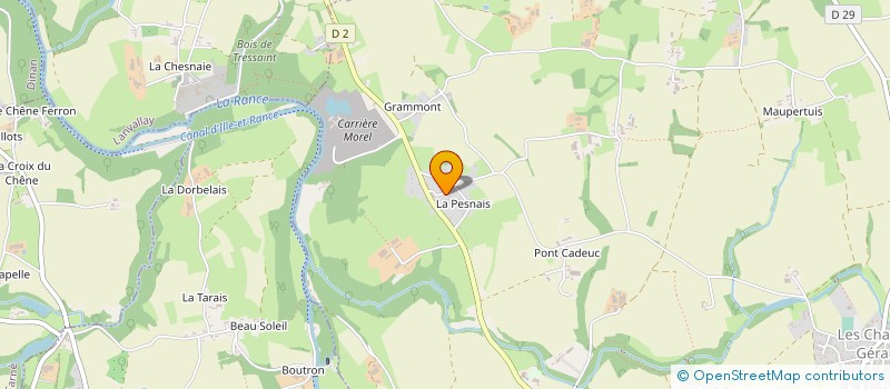 localisation de l'entreprise SCI VFMM  LES CHAMPS-GERAUX