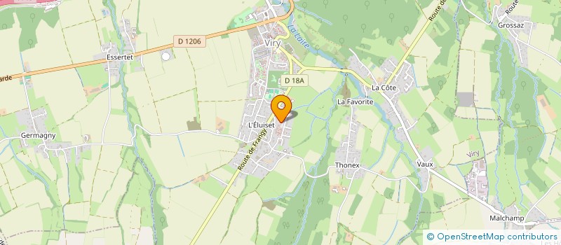 localisation de l'entreprise SCI VFR  VIRY