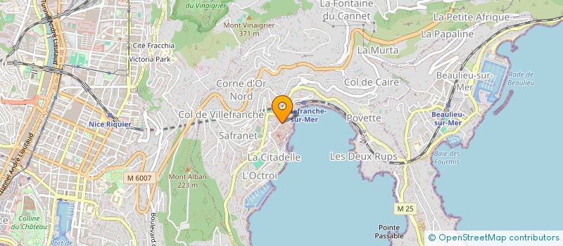 localisation de l'entreprise SCI VFSJJ à VILLEFRANCHE-SUR-MER