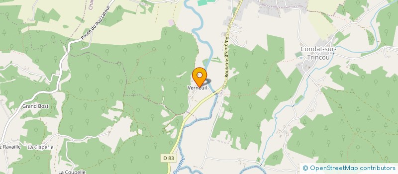 localisation de l'entreprise SCI VG  CHAMPAGNAC-DE-BELAIR