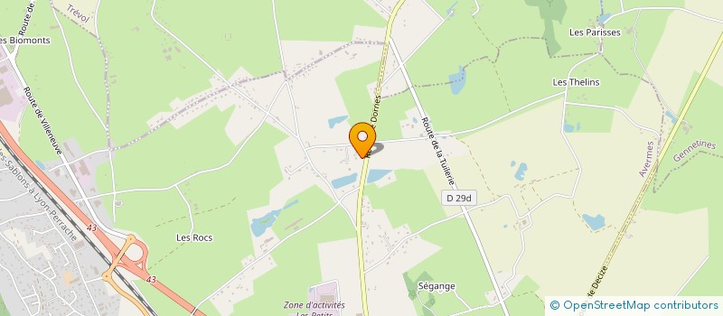 localisation de l'entreprise SCI VG  AVERMES