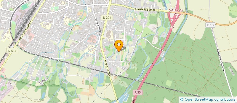 localisation de l'entreprise SCI VG IMMO  COLMAR