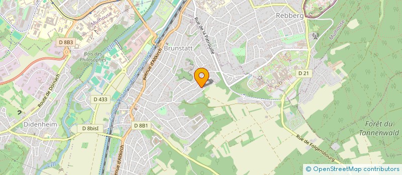 localisation de l'entreprise SCI VGC  ILLZACH