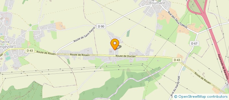 localisation de l'entreprise SCI VGH  ROUMARE