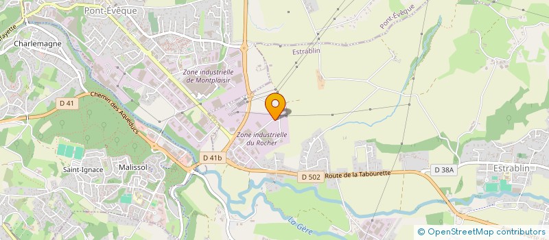 localisation de l'entreprise SCI VGIMMO  ESTRABLIN