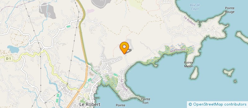 localisation de l'entreprise SCI VGL  LE ROBERT