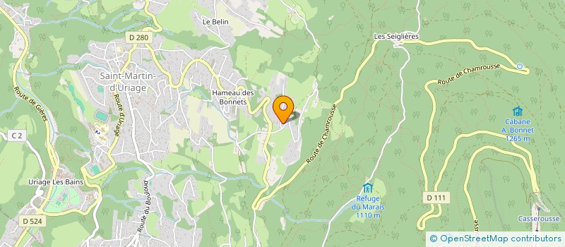 localisation de l'entreprise SCI VGTBG  SAINT-MARTIN-D'URIAGE