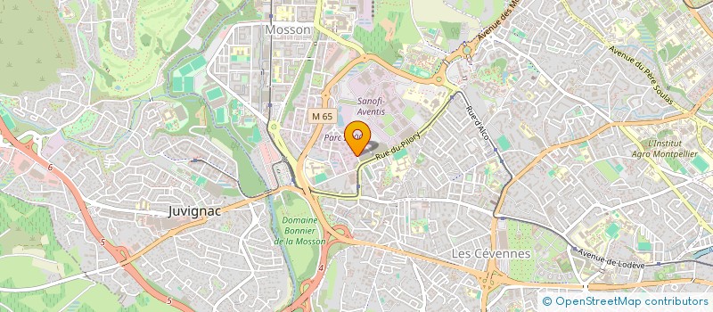 localisation de l'entreprise SCI VH IMMO à MONTPELLIER
