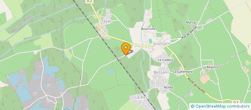 localisation de l'entreprise SCI VHAF  SOUSSANS