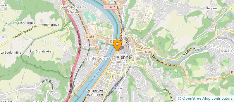 localisation de l'entreprise SCI VHBP à VIENNE