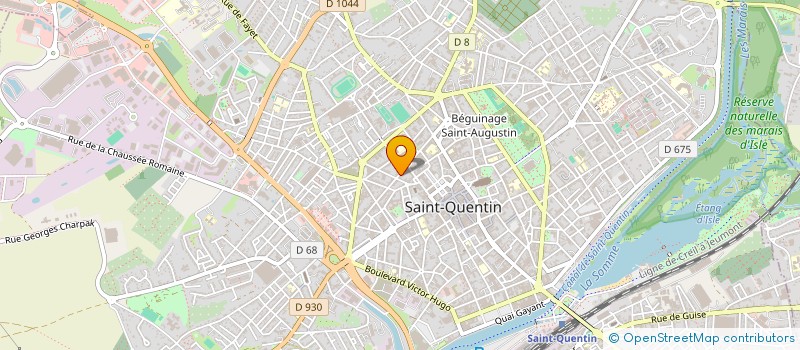 localisation de l'entreprise SCI VHC à SAINT-QUENTIN