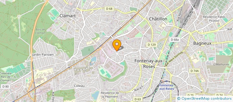 localisation de l'entreprise SCI VHC1 à FONTENAY-AUX-ROSES