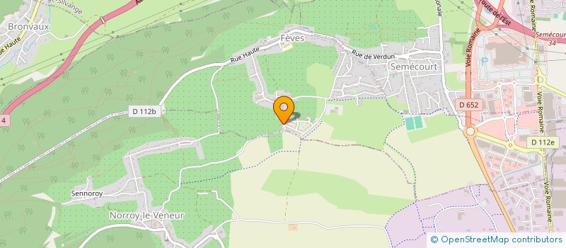 localisation de l'entreprise SCI VHEL  FEVES