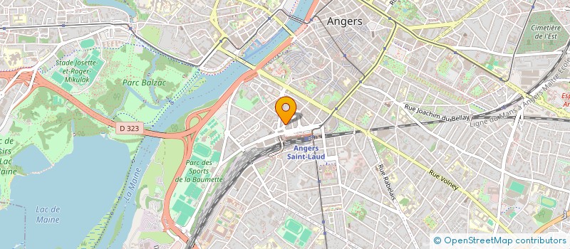localisation de l'entreprise SCI VHL à ANGERS