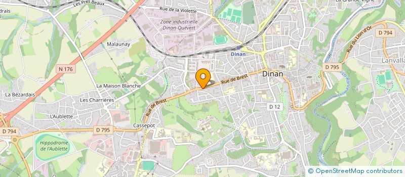 localisation de l'entreprise SCI VHM  DINAN