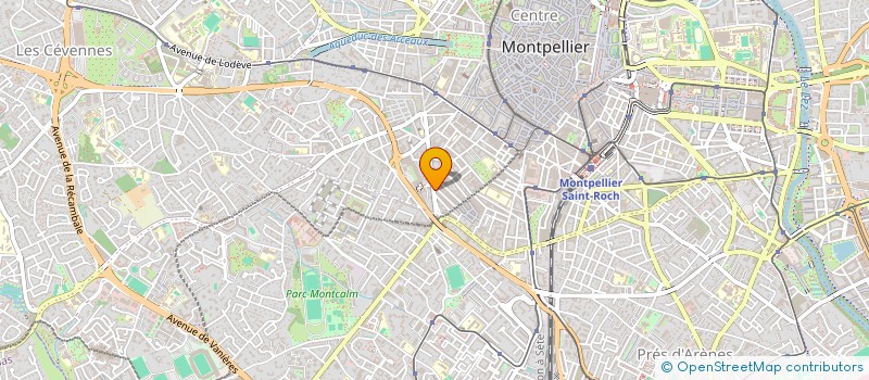 localisation de l'entreprise SCI VI - AM à MONTPELLIER