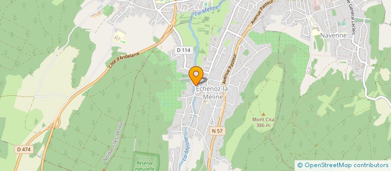 localisation de l'entreprise SCI VI L'AIR  FROTEY-LES-VESOUL