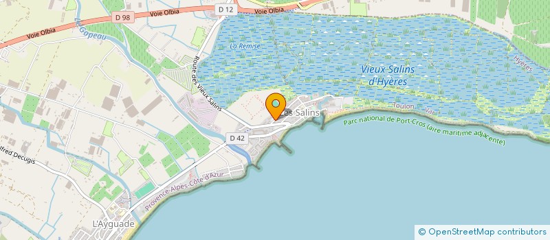 localisation de l'entreprise SCI VI VI CO à HYERES