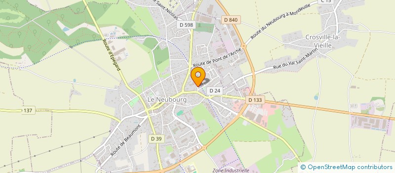 localisation de l'entreprise SCI VI4A  LE NEUBOURG