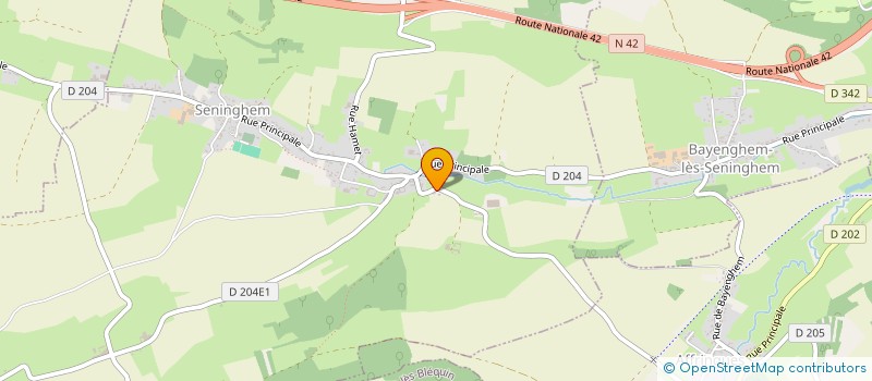 localisation de l'entreprise SCI VIA  SENINGHEM