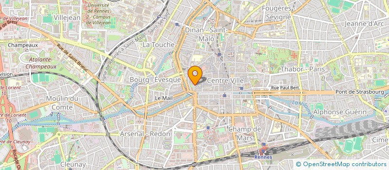 localisation de l'entreprise SCI VIA  RENNES