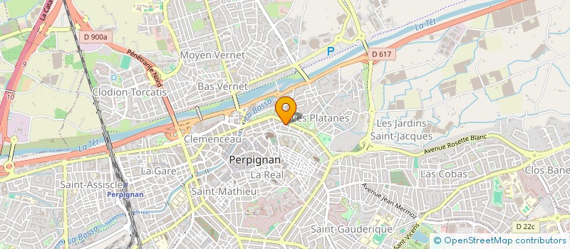 localisation de l'entreprise SCI VIA APIA  PERPIGNAN