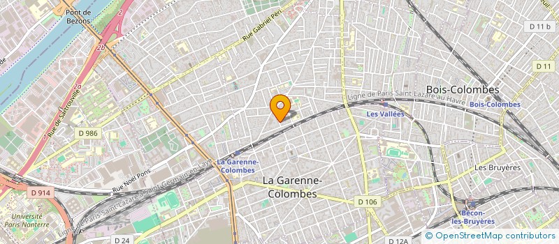 localisation de l'entreprise SCI VIA APPIA à COLOMBES