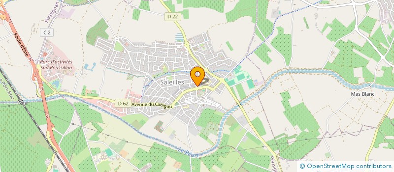 localisation de l'entreprise SCI VIA DOMITIA  SALEILLES