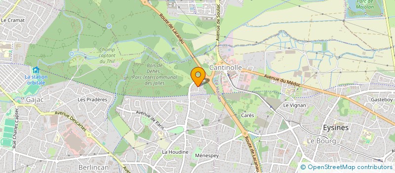 localisation de l'entreprise SCI VIA OCEAN  LE HAILLAN