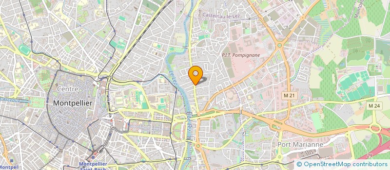localisation de l'entreprise SCI VIA PILATES à MONTPELLIER