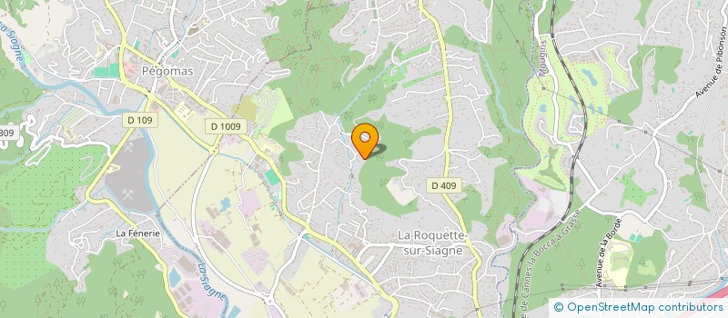 localisation de l'entreprise SCI VIABANDOL à LA ROQUETTE-SUR-SIAGNE