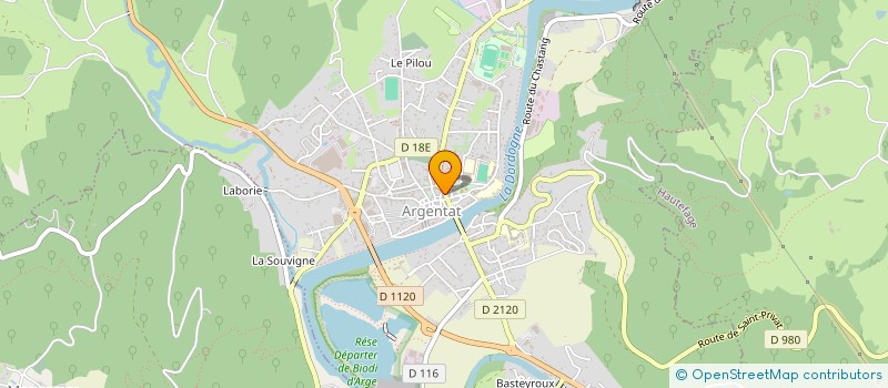 localisation de l'entreprise SCI VIABAT à ARGENTAT-SUR-DORDOGNE