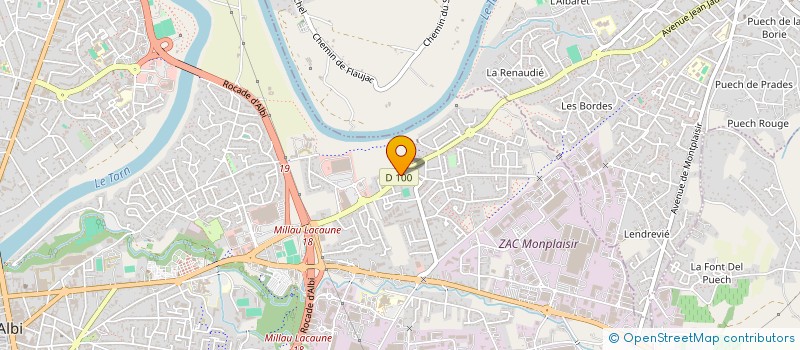 localisation de l'entreprise SCI VIABERT à ALBI