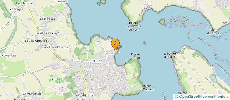 localisation de l'entreprise SCI VIADELIS  LE MINIHIC SUR RANCE