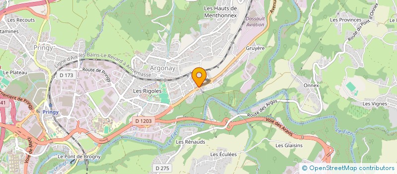 localisation de l'entreprise SCI VIADUB  ARGONAY