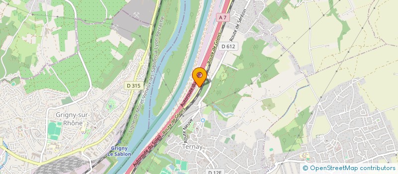 localisation de l'entreprise SCI VIADUC DE LA MEDITERRANEE  TERNAY