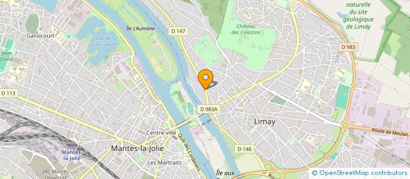 localisation de l'entreprise SCI VIAGER MLJ BSR  LIMAY