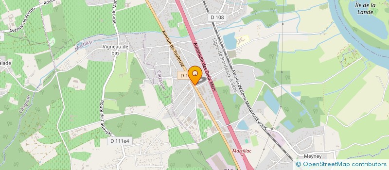 localisation de l'entreprise SCI VIAGLIA  CADAUJAC