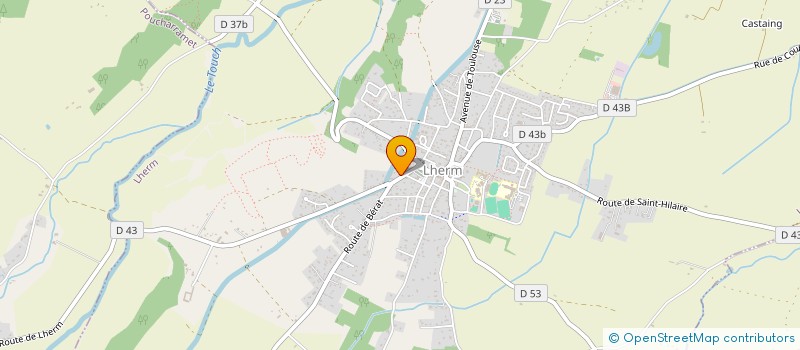 localisation de l'entreprise SCI VIALARD  LHERM